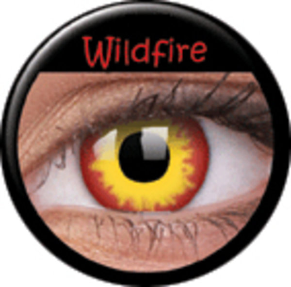 ColourVue Crazy čočky - Wildfire (2 ks roční) - nedioptrické - poškozený obal