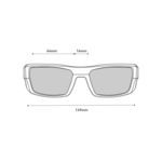 SPY sluneční brýle Dirk Soft Matte Black - happy polar