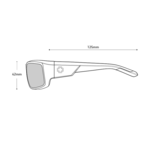 SPY sluneční brýle ADMIRAL Matte Camo Tort - Happy Bronze