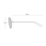 SPY Sluneční brýle WHISTLER Gold / Bronze