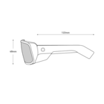 SPY Sluneční brýle Touring Matte Black Blue