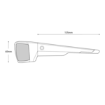 SPY sluneční brýle GENERAL Soft Matte Black - happy polar