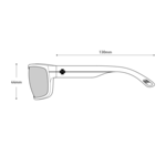 SPY sluneční brýle ROCKY Matte Black - polarizační