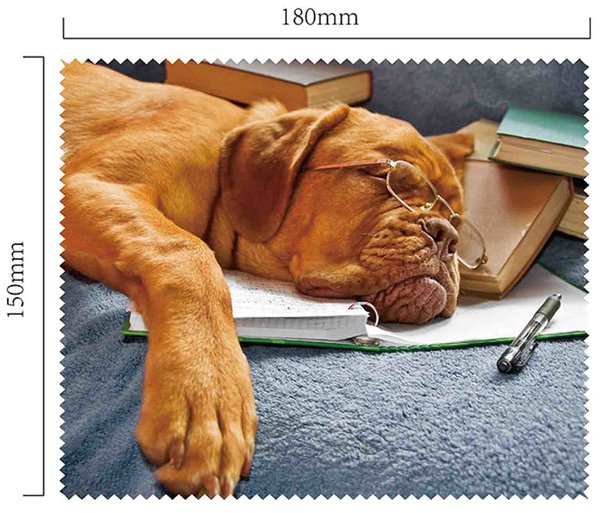 Hadřík na brýle z mikrovlákna - Pes