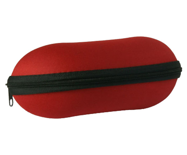 Pouzdro na brýle se zipem - červené