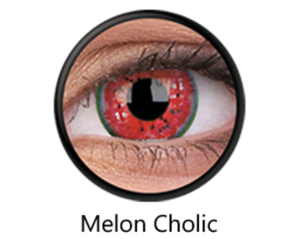 ColourVue CRAZY ČOČKY - Melon Colic (2 ks tříměsíční) - nedioptrické - exp.01/2020