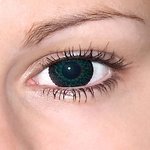 ColourVue Eyelush - Green (2 čočky tříměsíční) - dioptrické - výprodej exp.2020